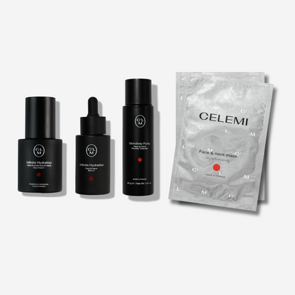 Face and neck skin care routine