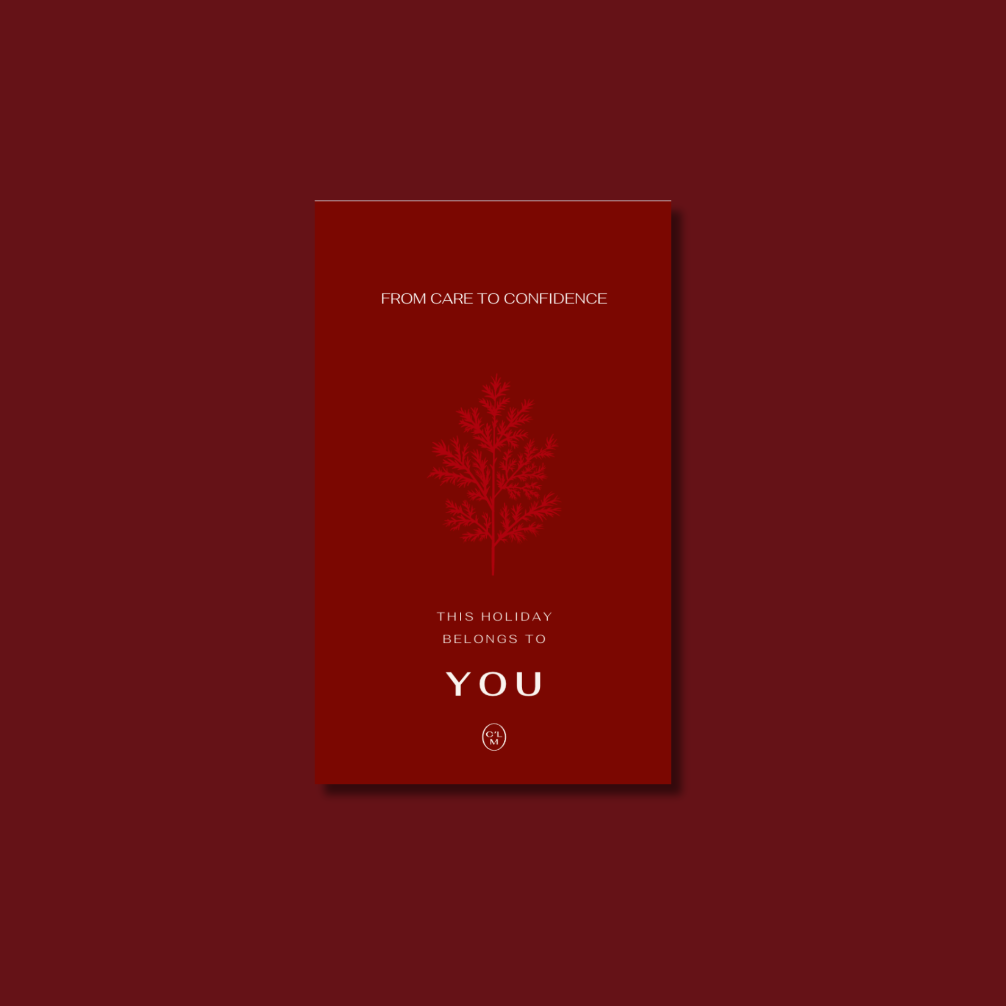 Atvirutė ,,THIS HOLIDAY BELONGS TO YOU"