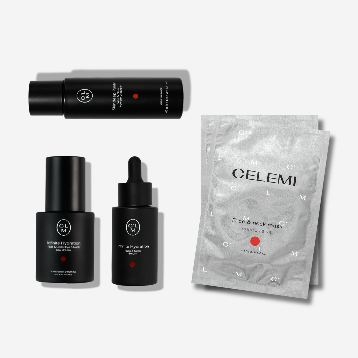 Face and neck skin care routine