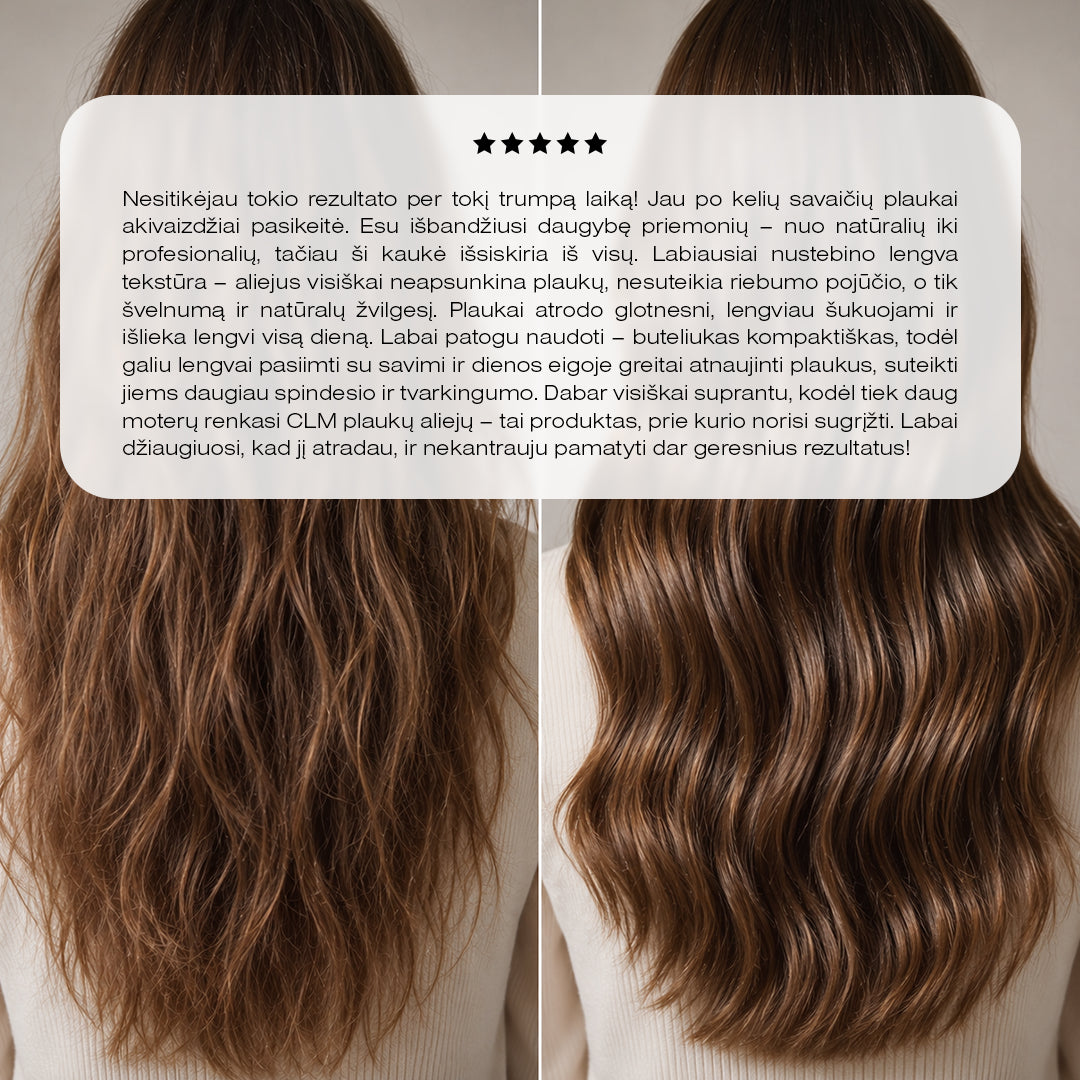 CLM Moisture and Shine-Inducing Hair Oil Dewy Silk