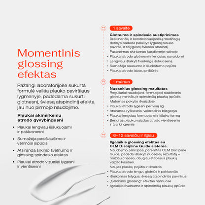 Maitinamoji žvilgesio suteikianti plaukų kaukė 200ml