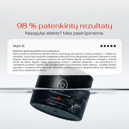 Maitinamoji žvilgesio suteikianti plaukų kaukė 200ml