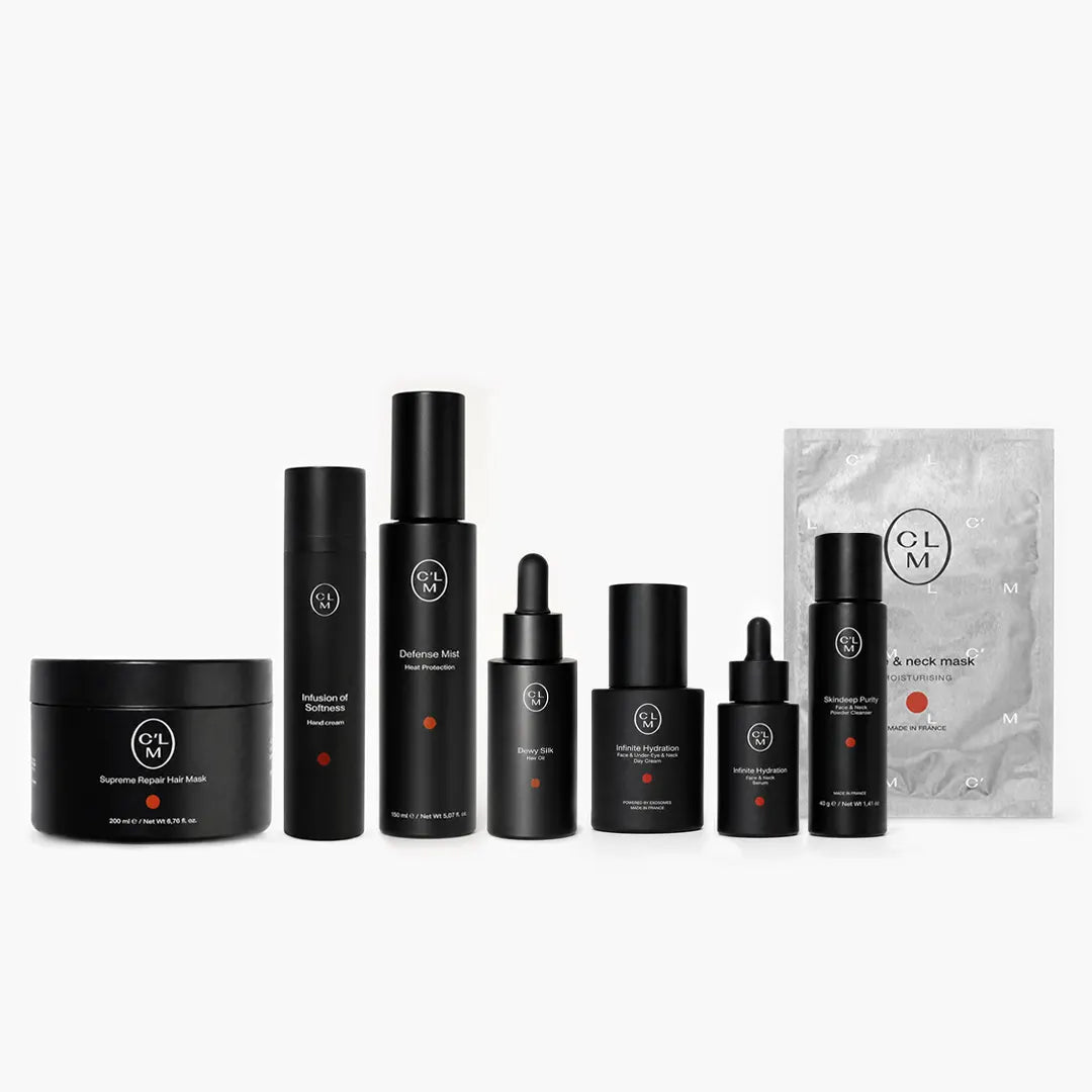 CLM Total Care Package for Stronger Hair, Hydrated Face, and Gentle Hand Care